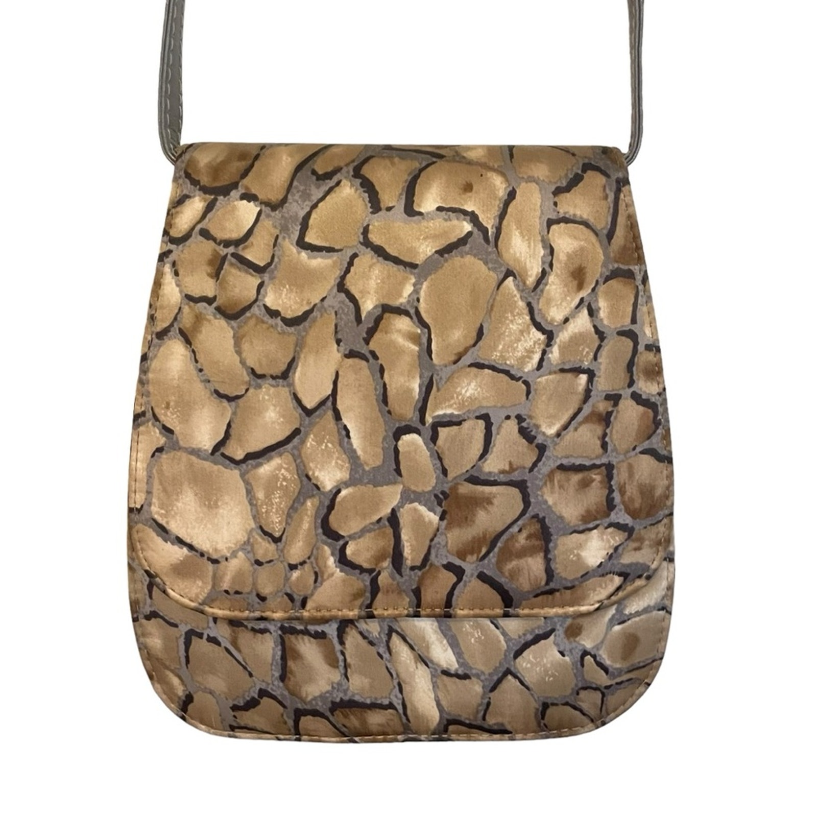 New Adrienne Vittadini Animal Print Crossbody Purse